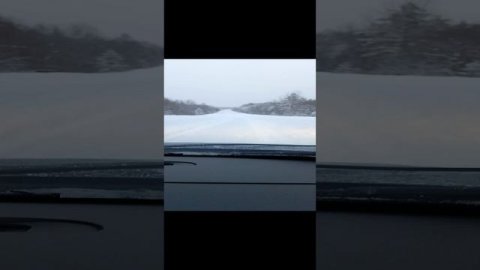 дорога после снегопада