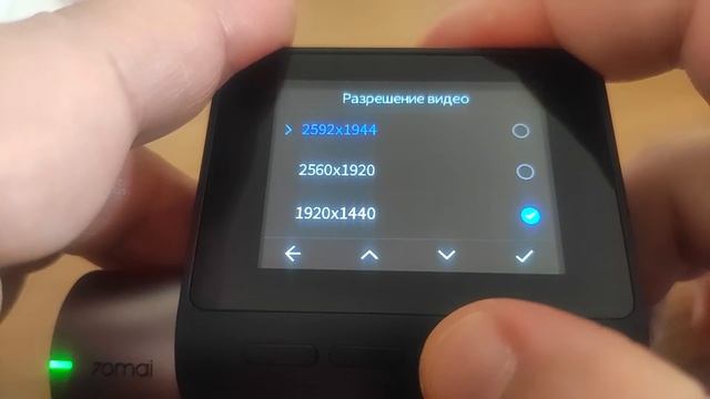 70mai dash cam Pro Plus A500S-1 Обзор меню без комментариев.