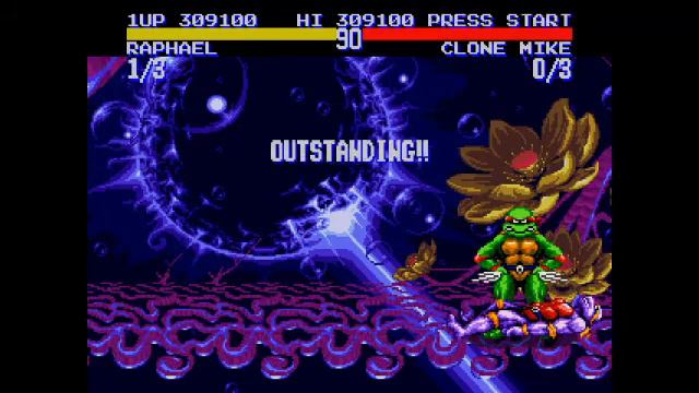Teenage Mutant Ninja Turtles: Tournament Fighters (Sega Genesis) - Rapheal (Level 8) 1CC