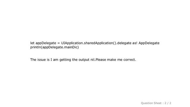 iOS : Global variable in Appdelegate in swift