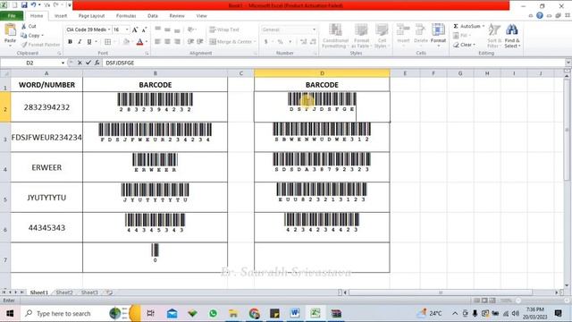 How to Create Barcode in Word | How to Create Barcode in Excel | Barcode Font | Generate Barcode
