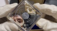 Взгляд Тенгри (TANIRLIK TANYM), Казахстан, 500 тенге – серебряная монета с танталом