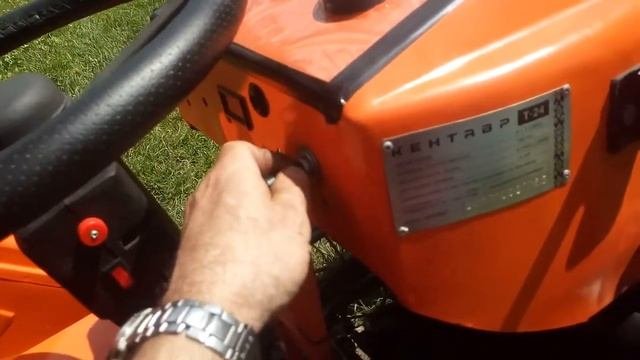 замена глушителя Кентавр т 24