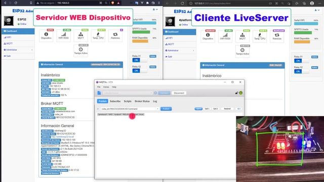? Llegó el WebSockets este es el resultado final ¡Apúntate al Curso Curso ESP32 Admin Tool YA! ?