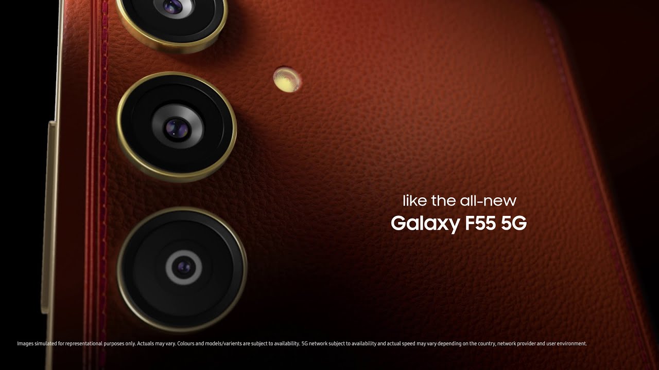 Представляем совершенно новый Samsung Galaxy F55 5G, созданный мастерами