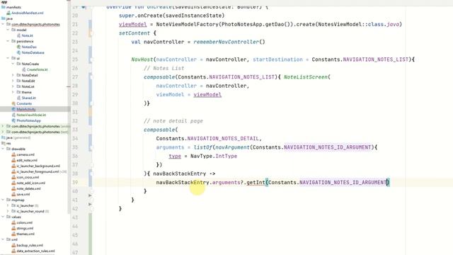 Android Jetpack Compose Notes app with Photos Part 6