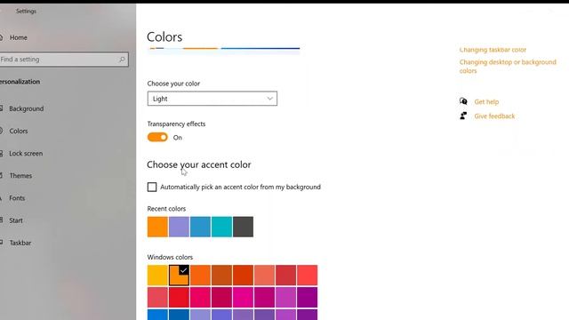 How to change windows colours, dark theme and wallpaper