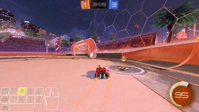 playing rocket league on 500 ping!!!