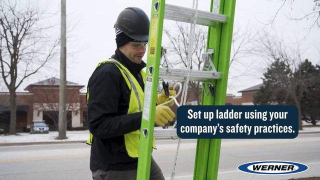 Werner Ladder - How to Install and Use the PK70 Leveler with the AERO  Extension Ladder.