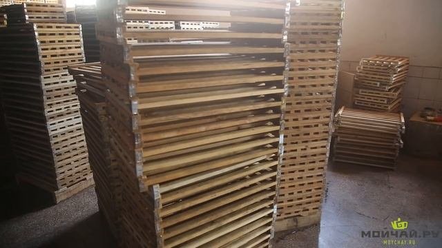 Китай. Огромный завод чая пуэр в уезде Мэнхай China Yunnan One of the biggest puer tea factories