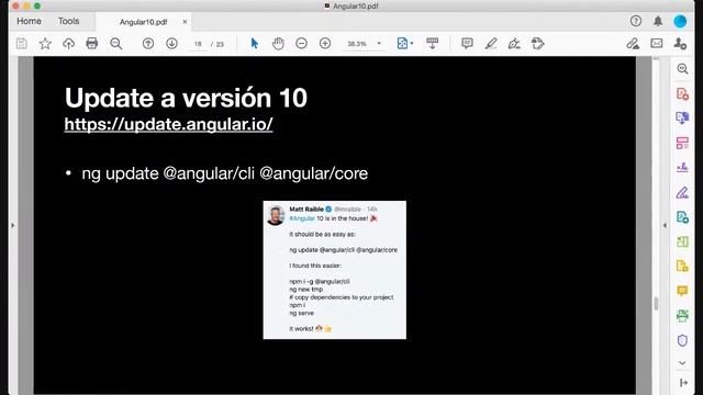 Migrando a Angular 10