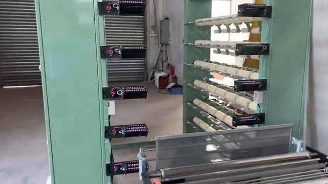 LaTex warping machine ,rubber thread warping machine