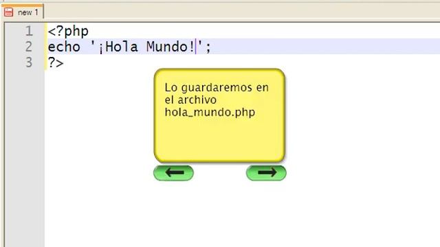 Hola Mundo en PHP