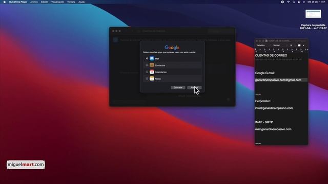 Cómo configurar CUENTA DE CORREO en Mail de MAC ✅ configurar correo CORPORATIVO en Mac