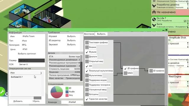 Software Inc. Прохождение. #11.Разрабатываем игру.