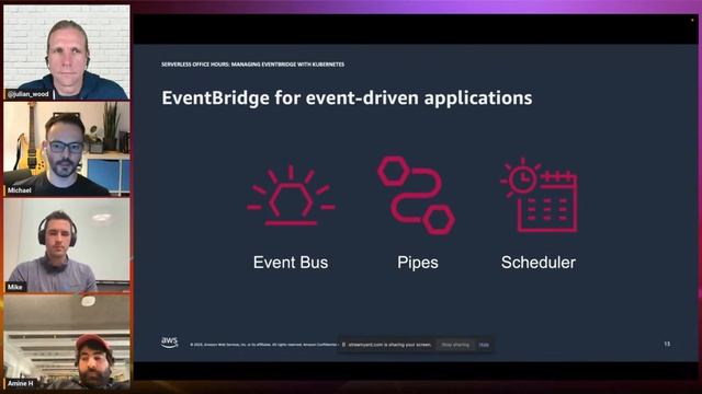 Managing EventBridge with Kubernetes | Serverless Office Hours