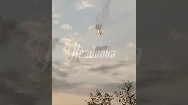 Кадры падения самолета в Ставрополье