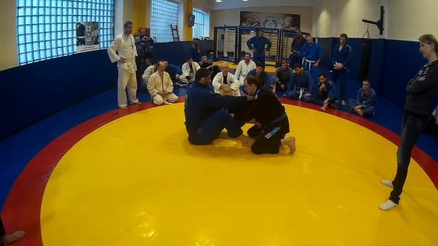 Open Guard - Arm-Drag - Back Take (Kristian Cestaro BJJ Seminar - 26/11/2016)