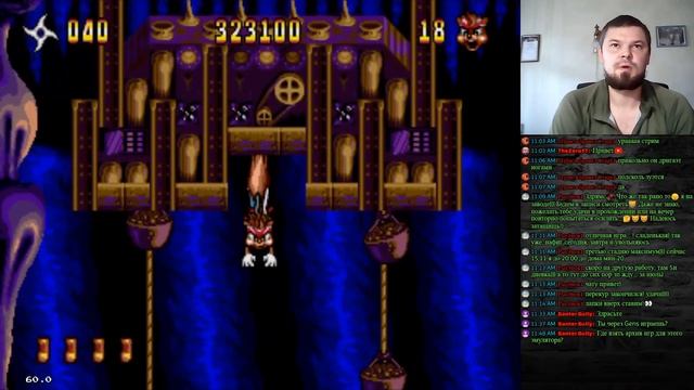 Zero: The Kamikaze Squirrel Стрим прохождение Sega
