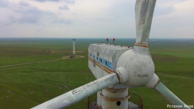 2021.04 Ветрогенератор под Элистой