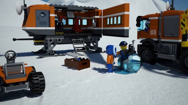 Конструктор LEGO City Arctic 60035 Передвижная арктическая станция