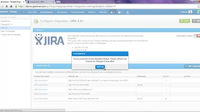 qTest Integration with Jira