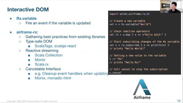 Scale By The Bay 2021 : Taro Saito, Pure Scala Approach for Building Frontend and Backend Apps