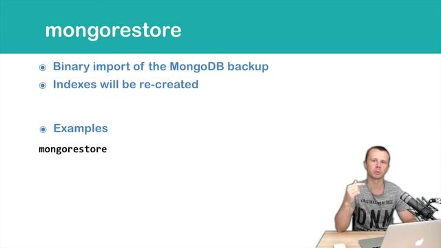 MongoDB Utilities: 08 mongorestore