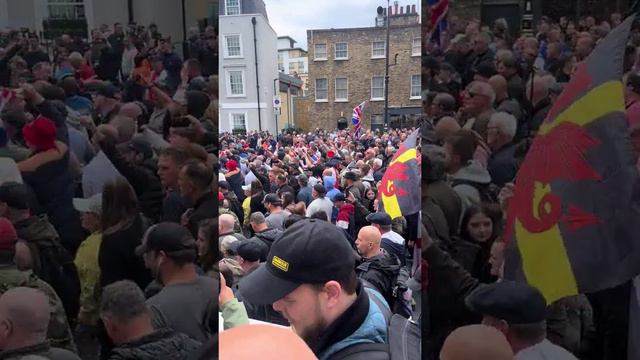 Британцы в Лондоне выступают против мигрантов, но очевидно, что они уже в меньшинстве
