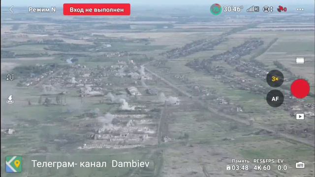 Работа реактивной артиллерии ВС РФ по засевшим в н.п.Урожайное на Южнодонецком направлении боевикам