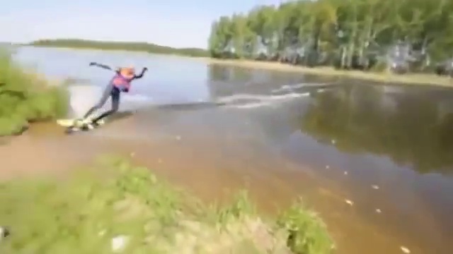 Умора дня, Необузданный лыжник.