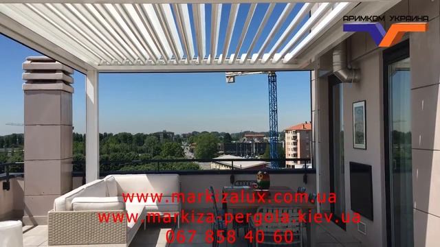 Pergola s lamelymy LINE