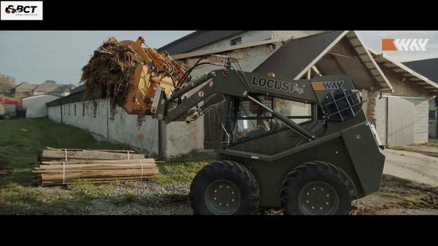 Красивое видео про мини погрузчики Locust