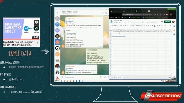 BUAT BOT TELEGRAM  INPUT DATA  MENAMPILKAN DATA  DAN PENGINGAT  FULL