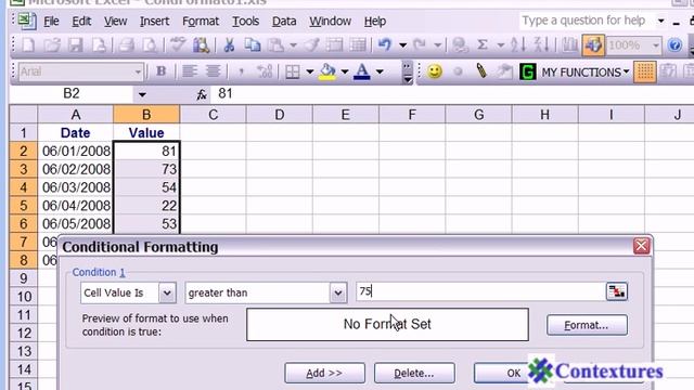 Excel Conditional Formatting - Basics