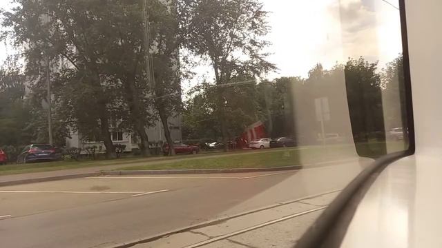 Поездка на трамвае 71-931М 