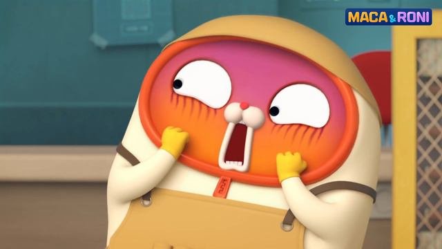 MACARONI Chocolate Gun2  Macaandroni Official Channel  Funny Animation