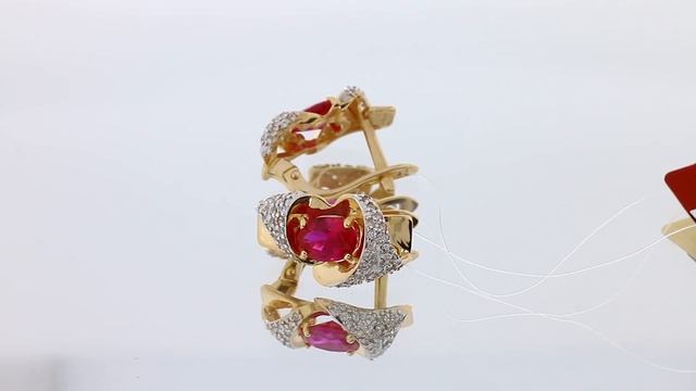 Золотые серьги арт. кл2345а-30ск