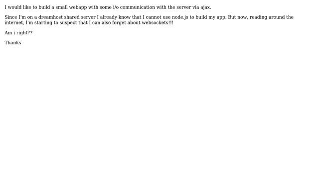DevOps & SysAdmins: Websocket on dreamhost shared hosting (2 Solutions!!)