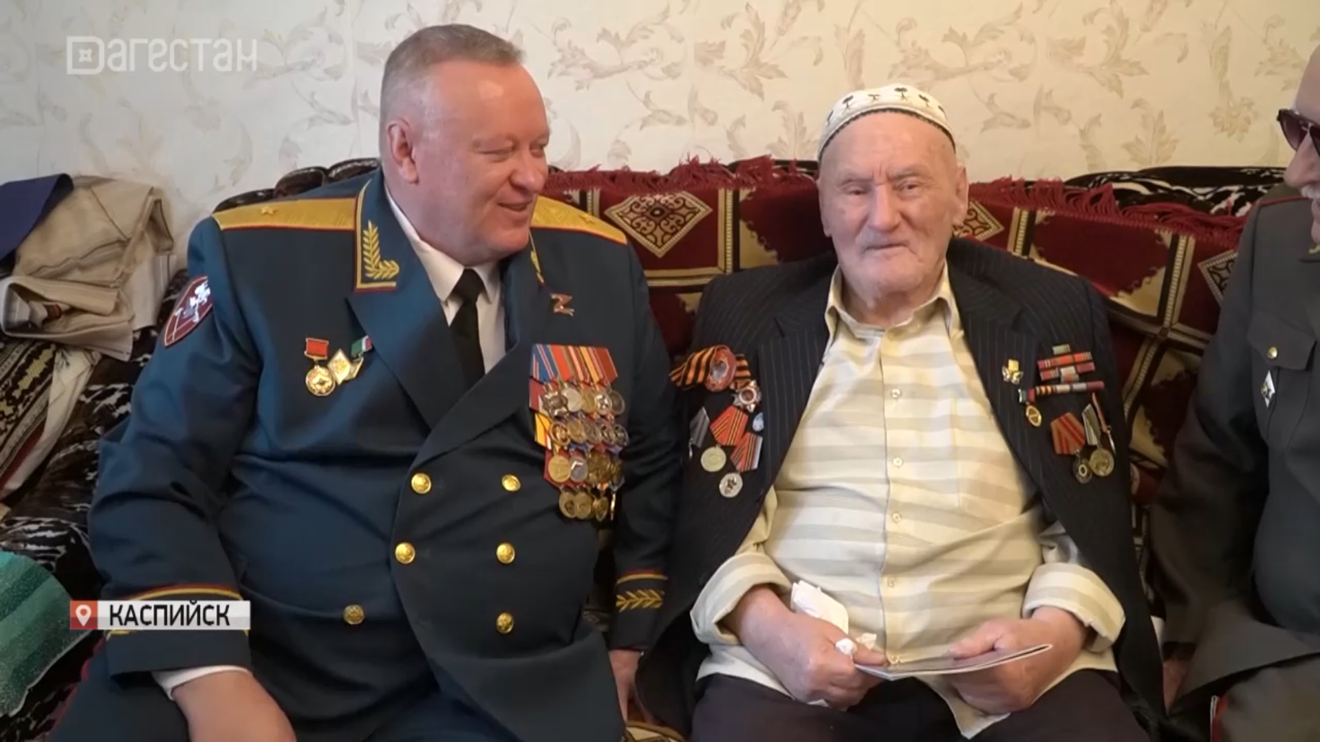 Ветерана ВОВ Мусу Багаутдинова поздравили с предстоящим праздником Победы