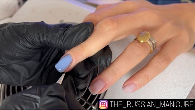 RUSSIAN MANICURE | Before\After | Русский Маникюр в USA | BUTTERFLY NAILS