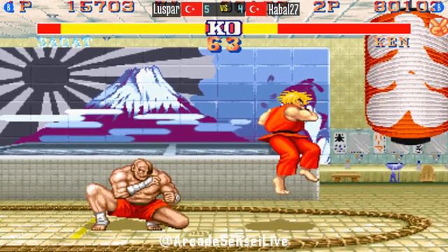 @sf2ce: Luspar (TR) vs Kabal27 (TR) [Street Fighter II Champion Edition Fightcade] Mar 18