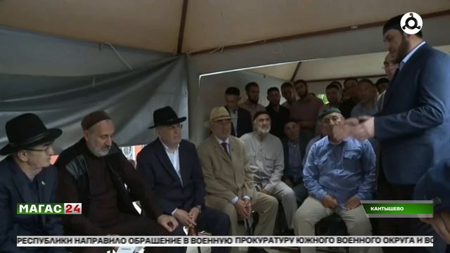 Правительственная делегация посетила похороны Рашида Дударова погибшего в ходе СВО