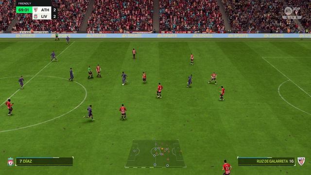 EA SPORTS FC 24 - Athletic Bilbao vs FC Liverpool, second half
