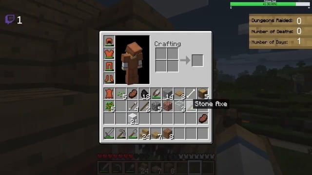 Quest for the Golden Apple Title Screen world Beta (1.7.3): A new world!