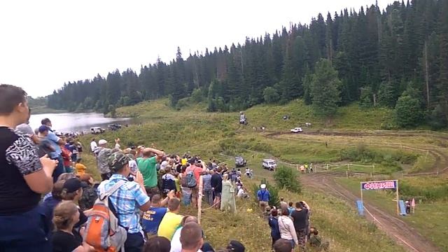 Нива ушла в кювет. Джип спринт. Зайчиха 2018.