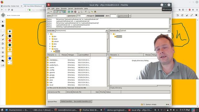 Spring Boot and Sftp - Avoid ftp and ftps if possible