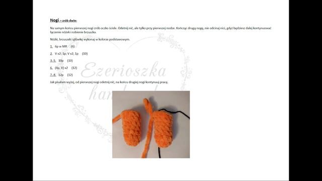 Seria tyciolki - słonik - amigurumi -schemat szydełkowy pisemny
