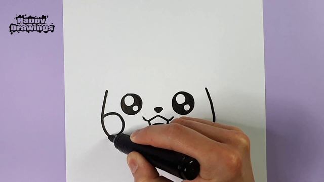 HOW TO DRAW CUTE EMOJI PIKACHU WITH CHRISTMAS HAT - HAPPY DRAWINGS