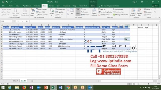 MS Query in MS Excel 2016 - Advance Excel Training